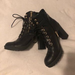 Guess Combat Heeled Boots